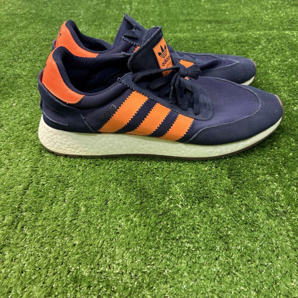 Adidas I-5923 Shoes Mens Size 13 Blue Orange Suede Athletic Sneakers B37919